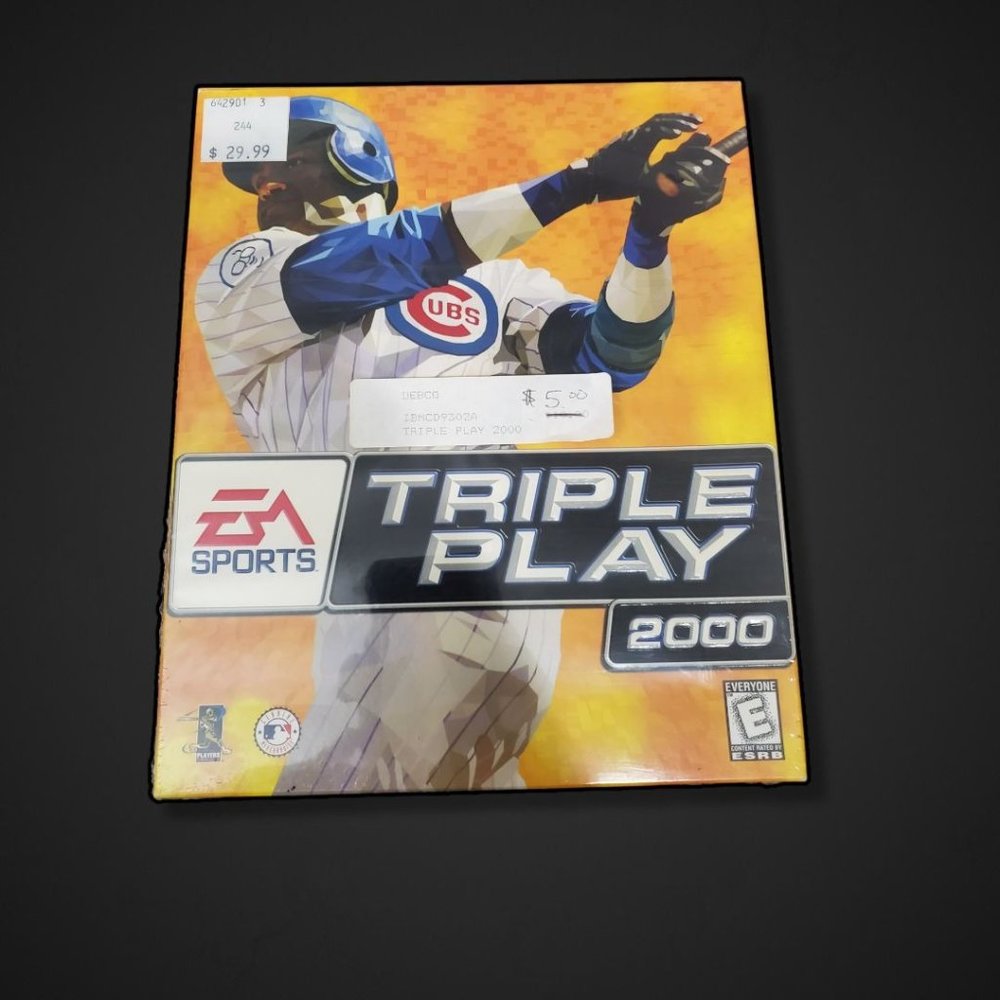 EA Triple Play 2000 Big Box PC Game Retro